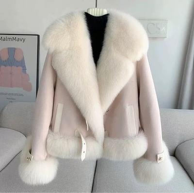 FUR COLLAR JACKET
