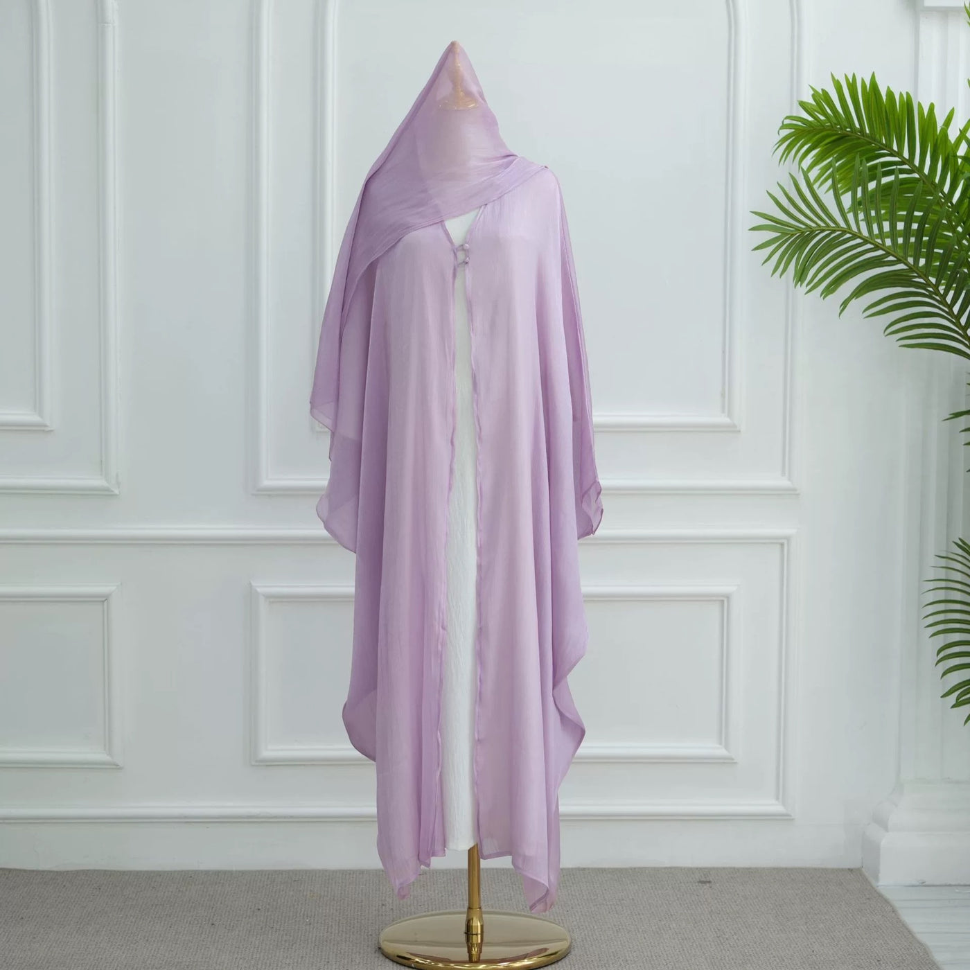 ELEGANTE ABAYA MIT TUCH