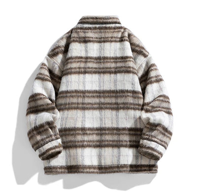 STRIPED SHIRT JACKET