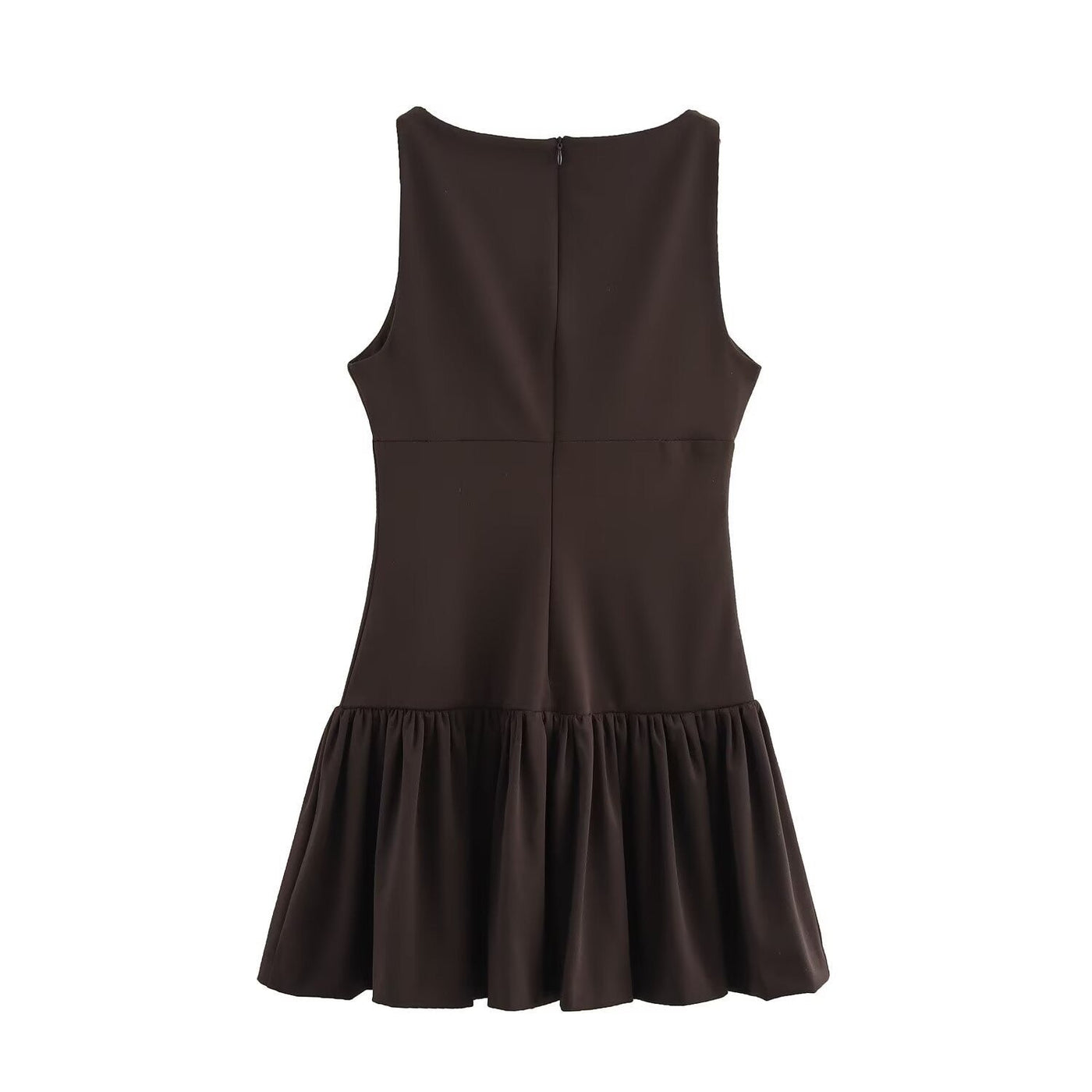BOW DETAILS MINI DRESS