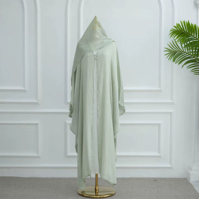 ELEGANTE ABAYA MIT TUCH