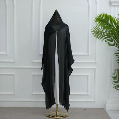 ELEGANTE ABAYA MIT TUCH