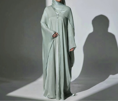 ELEGANTE ABAYA MIT TUCH