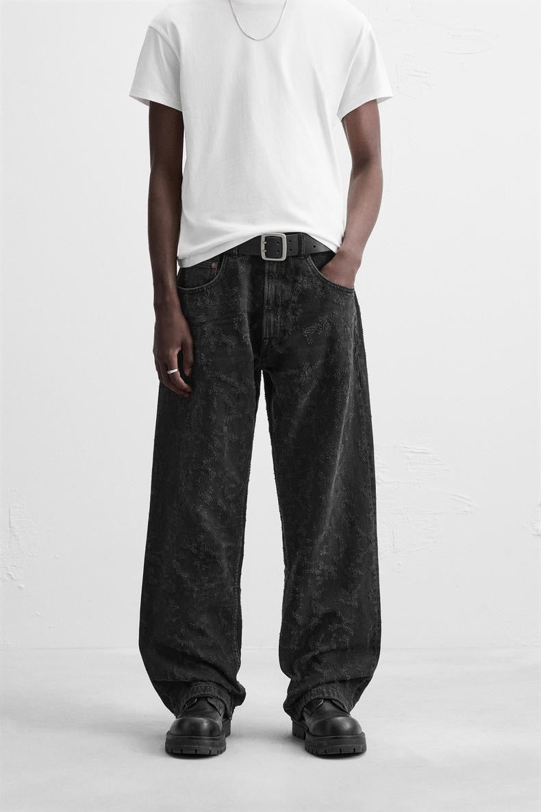 BLACK BAGGY JEANS
