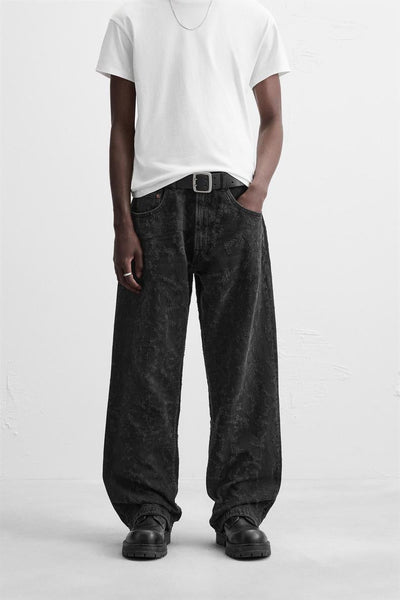 BLACK BAGGY JEANS