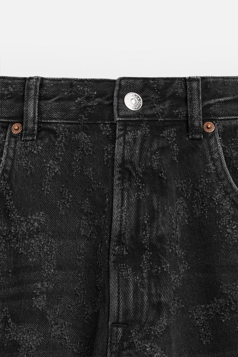 BLACK BASIC JEANS