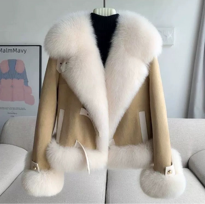 FUR COLLAR JACKET