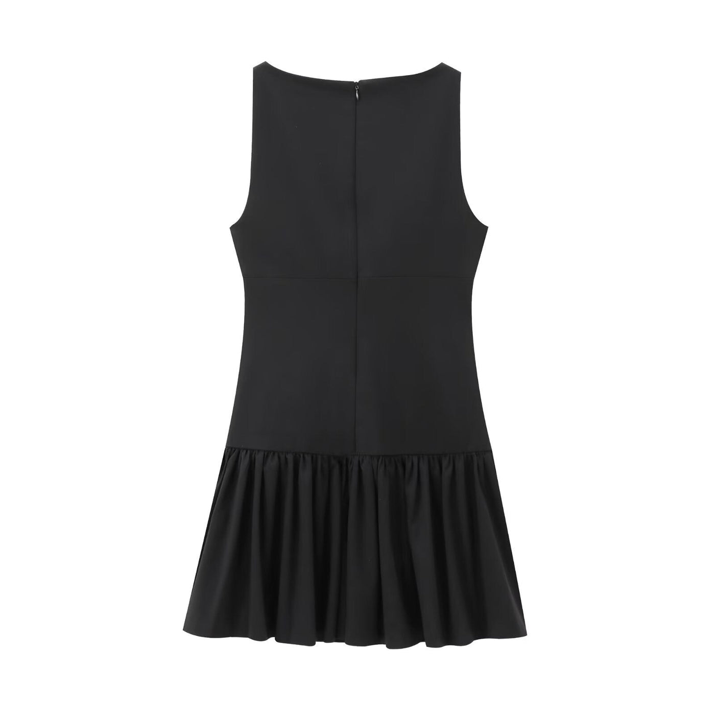 BOW DETAILS MINI DRESS