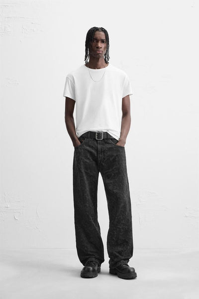 BLACK BAGGY JEANS