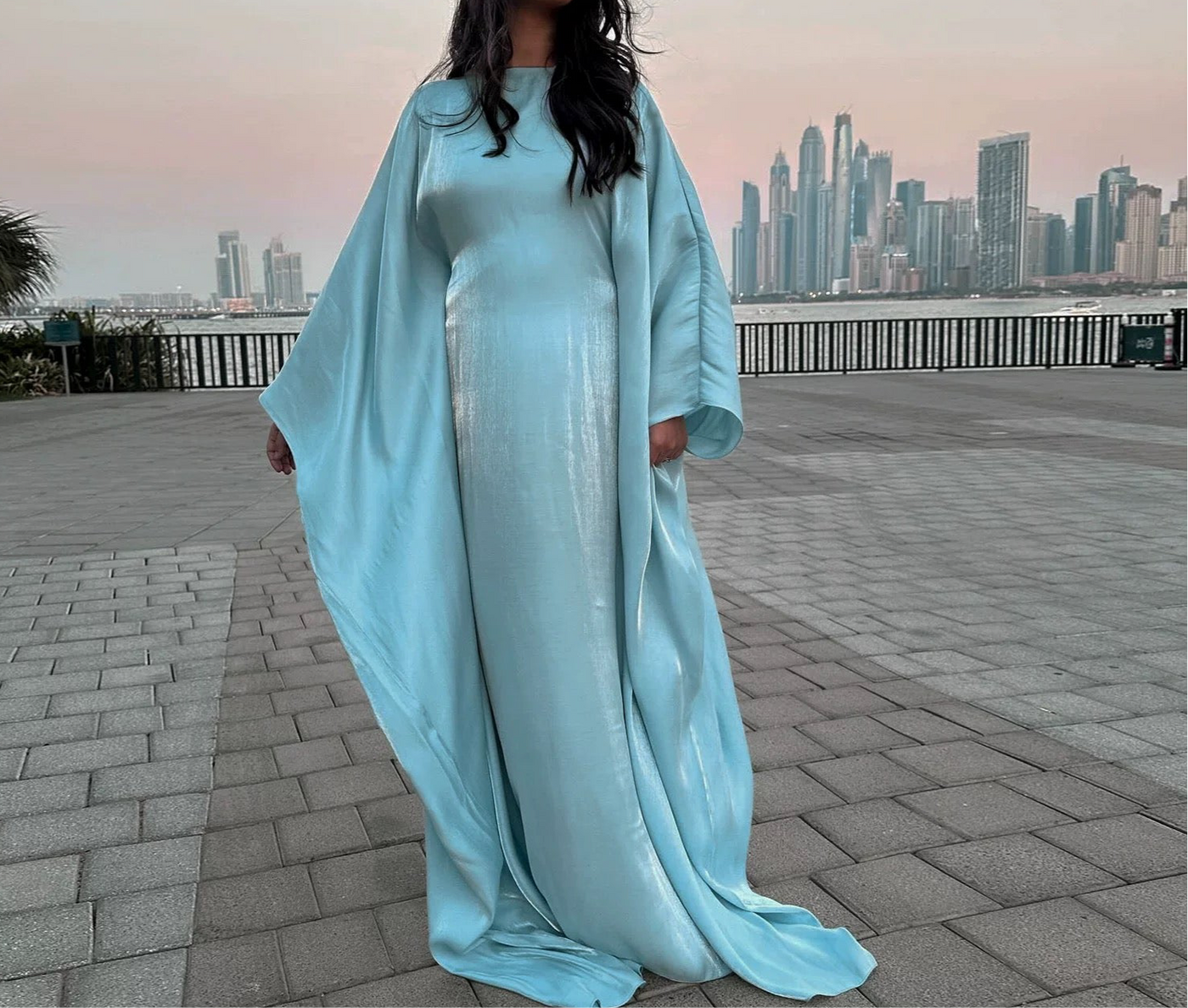 "SATIN NIGHTS" ABAYA