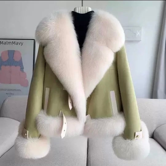 FUR COLLAR JACKET