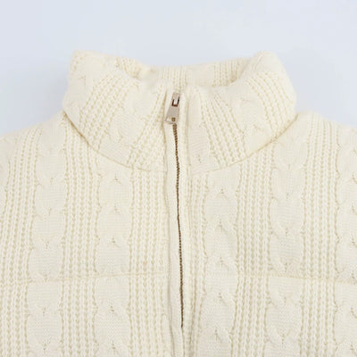 "KNIT" PUFFER