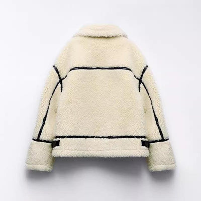 "FUR BIKER" JACKET