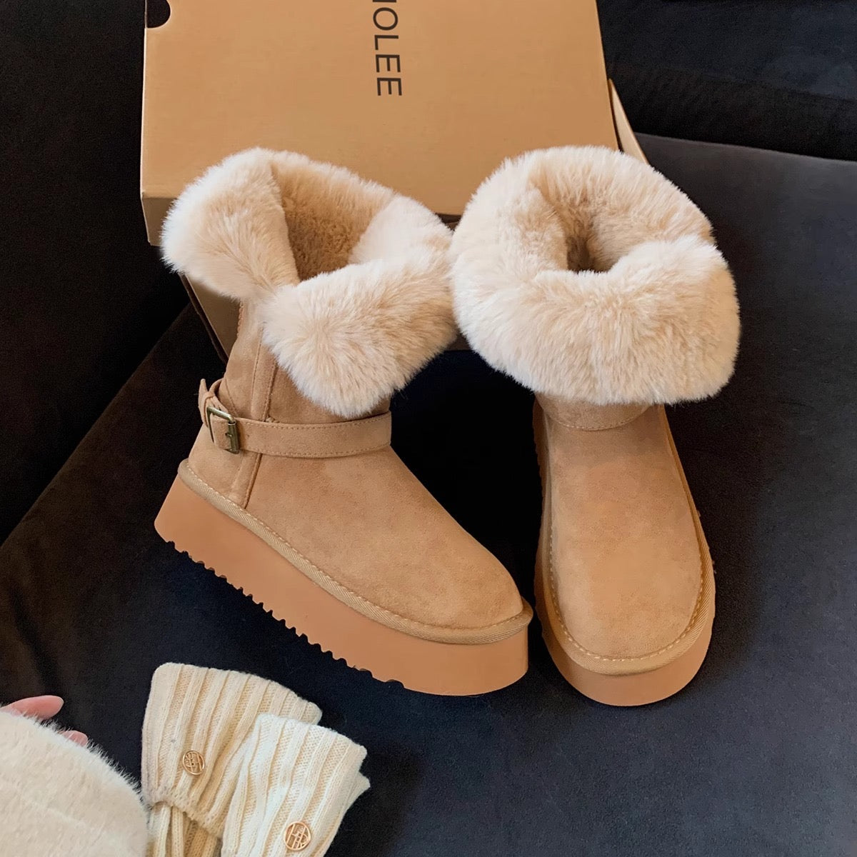 COZY FUR BOOTS