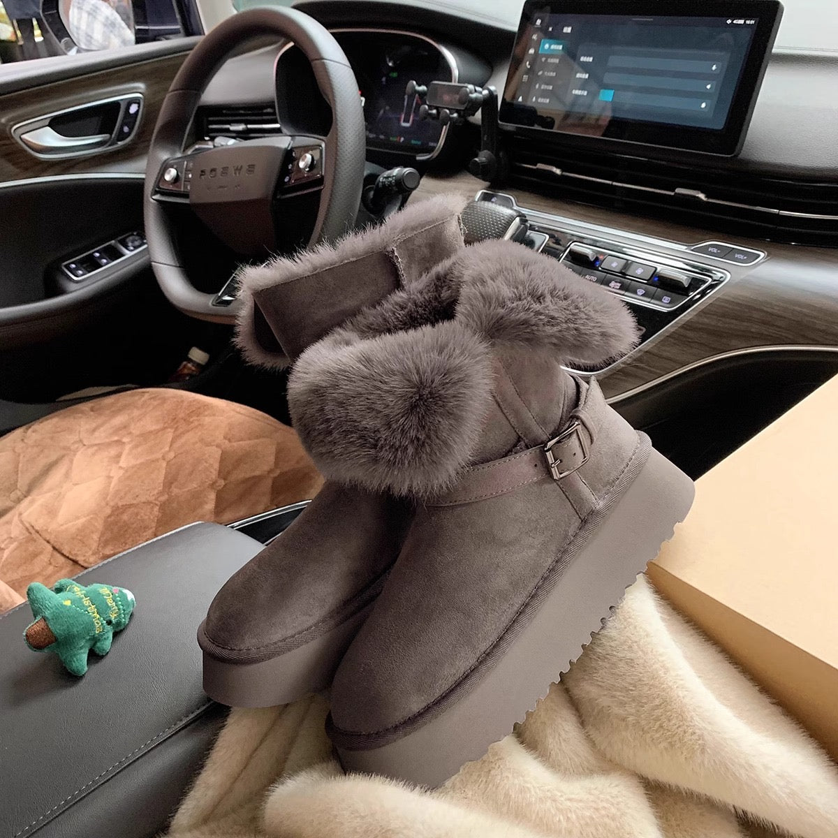 COZY FUR BOOTS